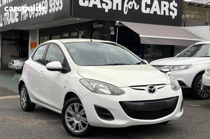 White 2012 Mazda 2 Hatchback Neo