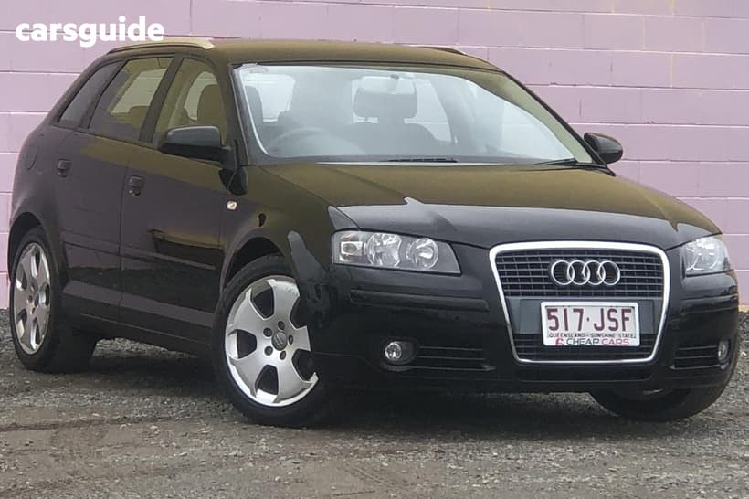 Black 2006 Audi A3 Hatchback Sportback 2.0 Fsi Ambition