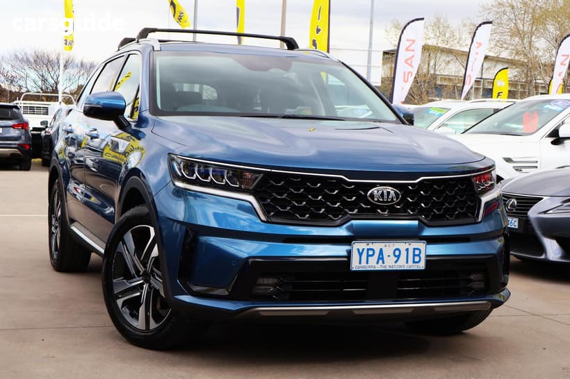 Blue 2021 Kia Sorento Wagon Sport+ 7 Seat