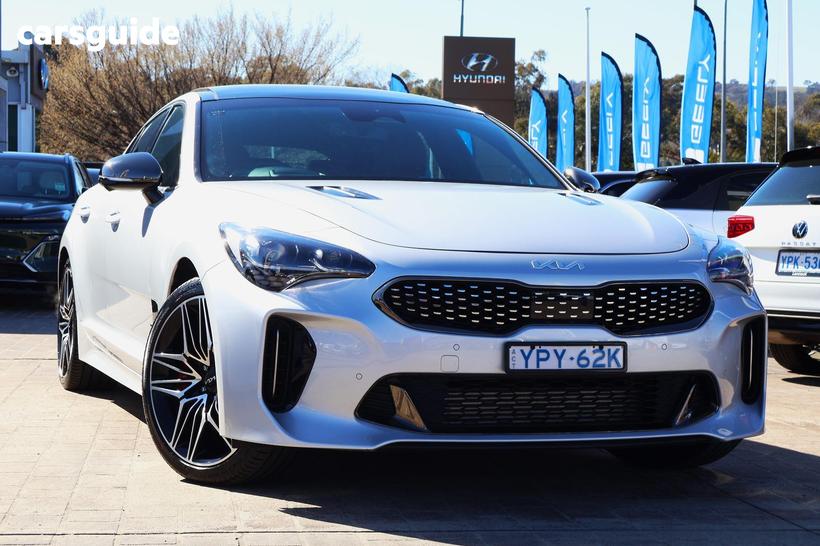 Silver 2022 Kia Stinger Sedan Gt (Black Leather)