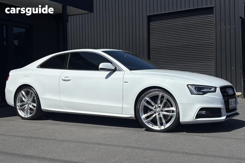White 2015 Audi A5 Hatchback Sportback 2.0 Tfsi Quattro