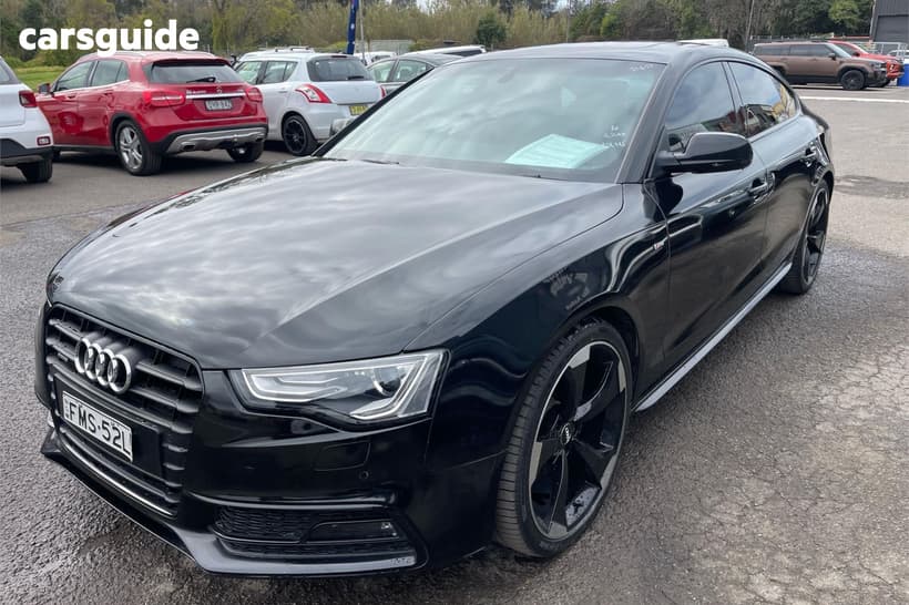 Black 2015 Audi A5 Hatchback Sportback 2.0 Tfsi Quattro