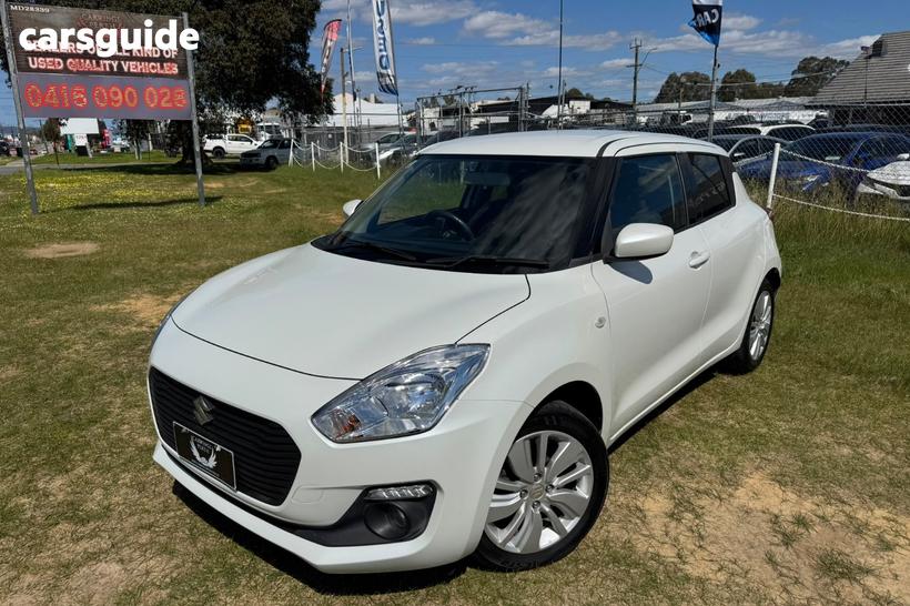 White 2019 Suzuki Swift Hatchback Gl Navigator