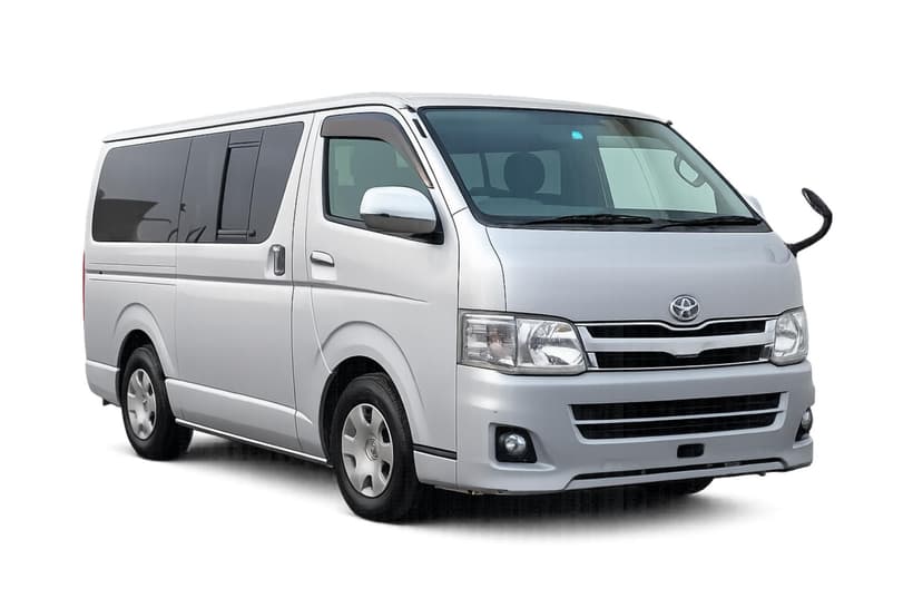 Silver 2012 Toyota HiAce Van Lwb