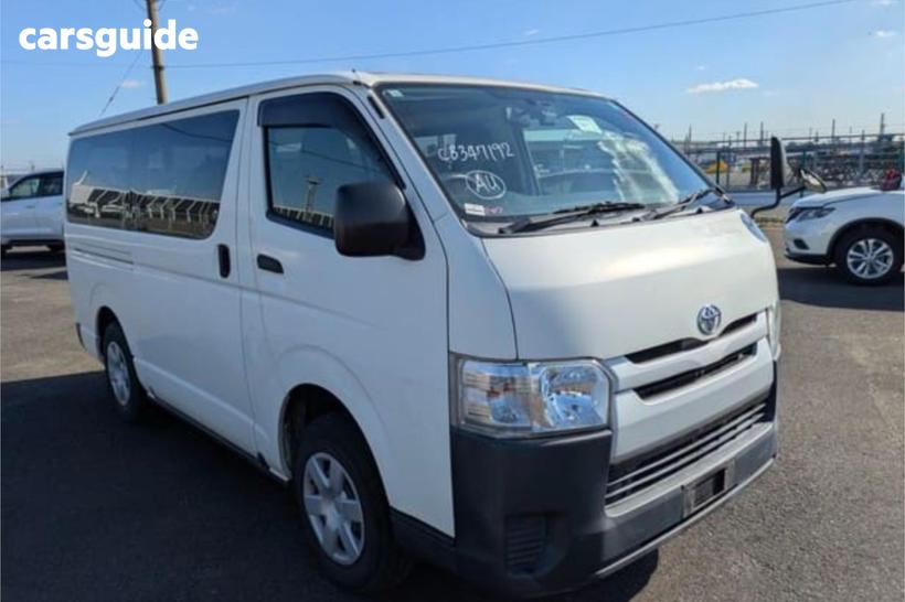 White 2017 Toyota HiAce Commercial DX