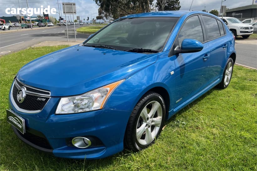Blue 2012 Holden Cruze Hatchback Sri