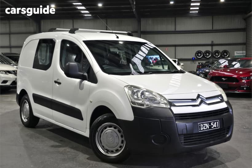 White 2009 Citroen Berlingo Van 1.6 Hdi Short
