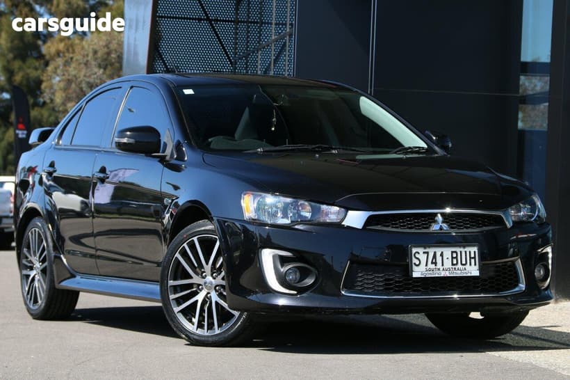 Black 2017 Mitsubishi Lancer Sedan Gsr