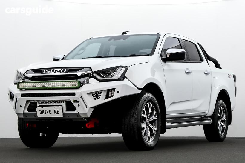 White 2023 Isuzu D-MAX Crew Cab Utility Ls-U+ (4X4)