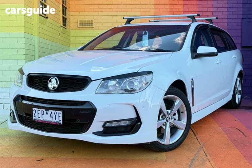 White 2015 Holden Commodore Sportswagon Sv6