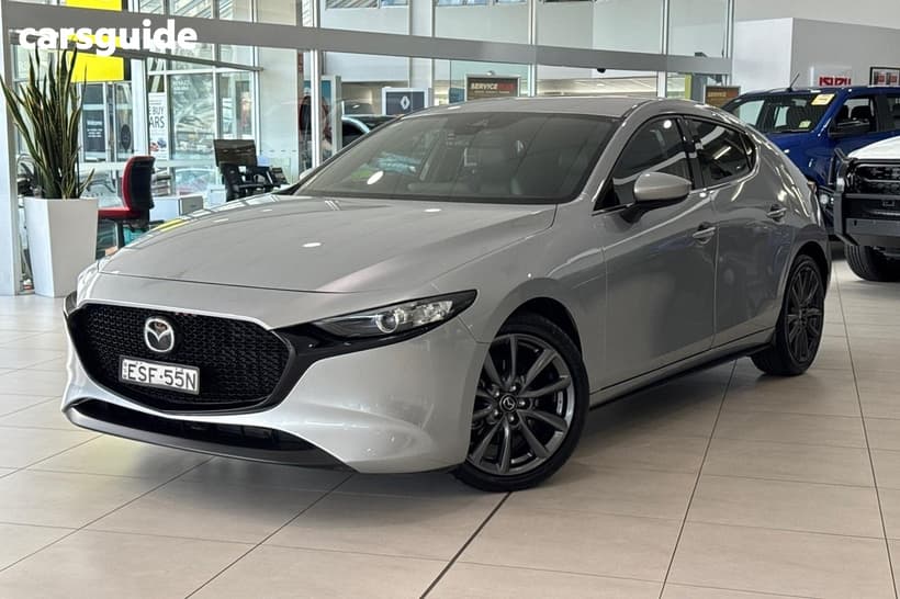 Silver 2021 Mazda 3 Hatchback G25 Gt