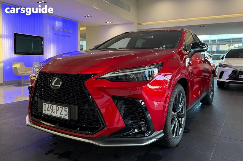 Red 2026 Lexus NX SUV NX450H+ F SPORT 4X4
