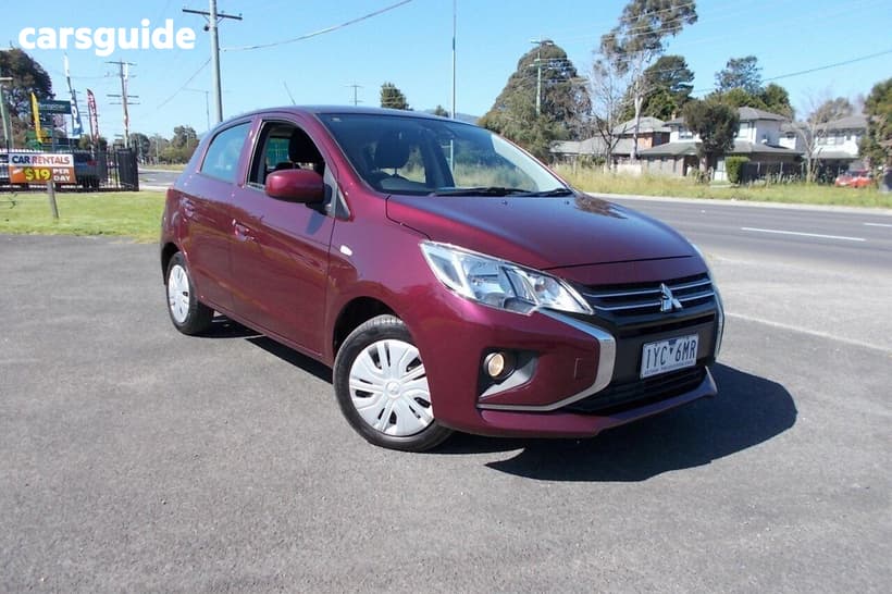Purple 2021 Mitsubishi Mirage Hatchback Es