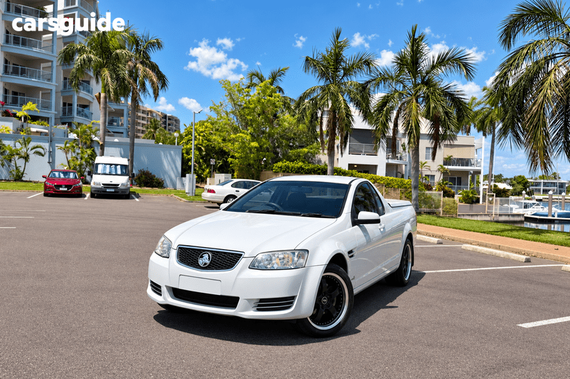 White 2011 Holden Commodore Utility Omega
