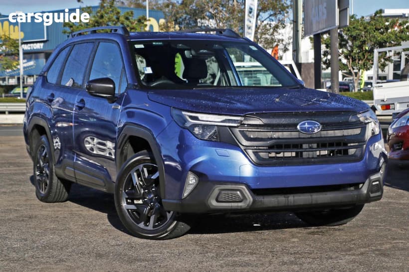 Blue 2025 Subaru Forester Wagon Hybrid (Awd)