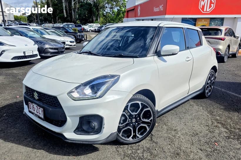 White 2019 Suzuki Swift Hatchback Sport