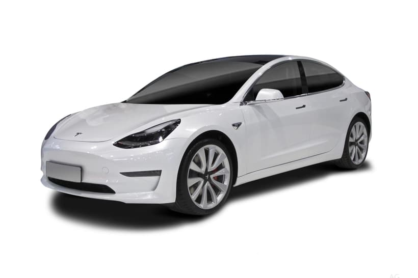 Grey 2021 Tesla Model 3 Sedan Standard Range Plus Rwd