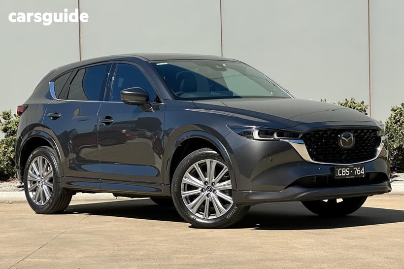 Grey 2022 Mazda CX-5 Wagon Akera Turbo (Awd)