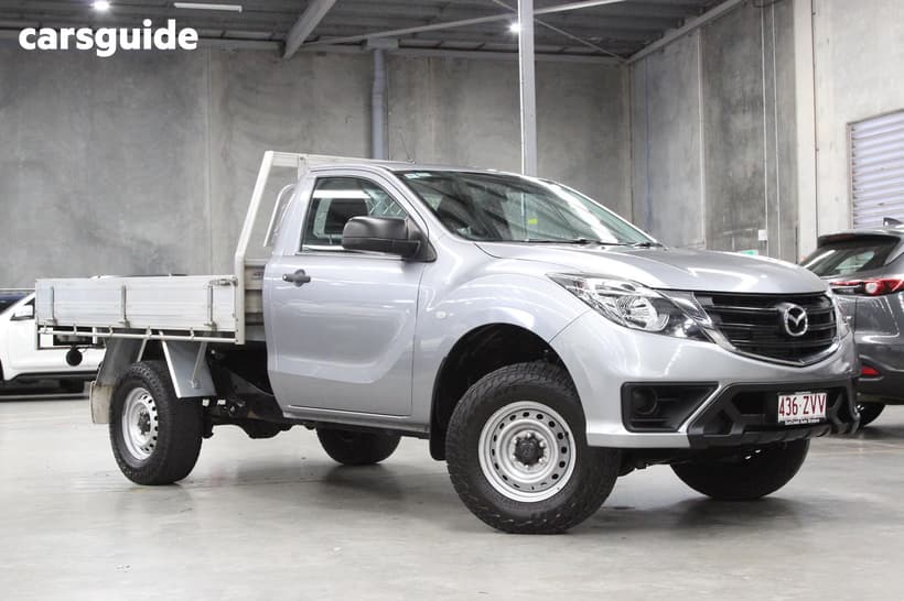 Silver 2020 Mazda BT-50 Cab Chassis Xt (4X4) (5Yr)