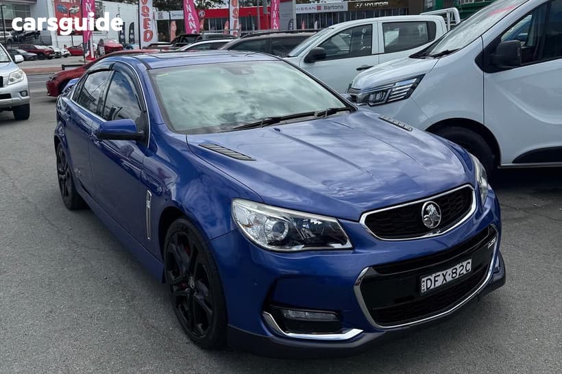 Blue 2016 Holden Commodore Sedan Ss-V Redline