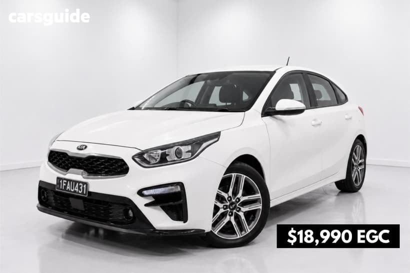White 2019 Kia Cerato Hatchback Sport Safety Pack