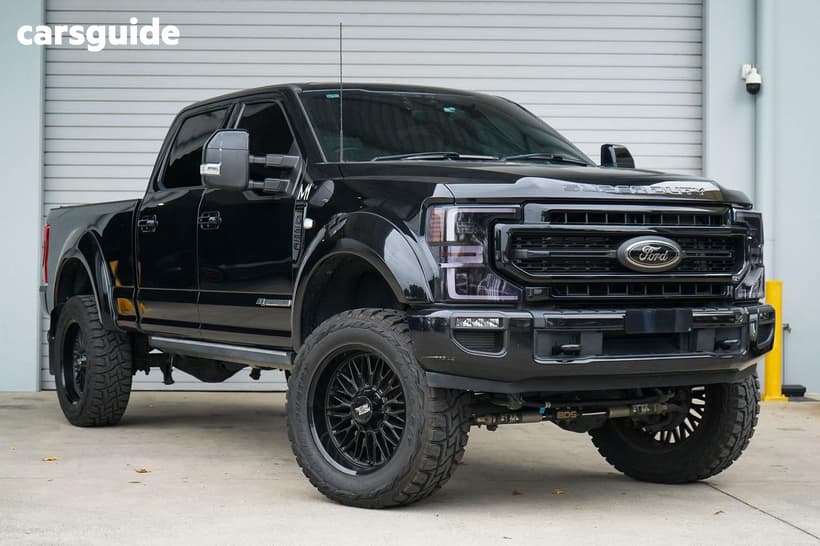 Black 2022 Ford F250 Ute Tray LARIAT