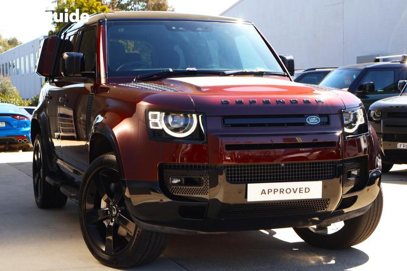 Red 2024 Land Rover Defender Wagon 110 D350 Sedona Edition