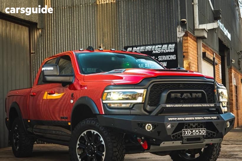 Red 2024 RAM 2500 Ute Tray