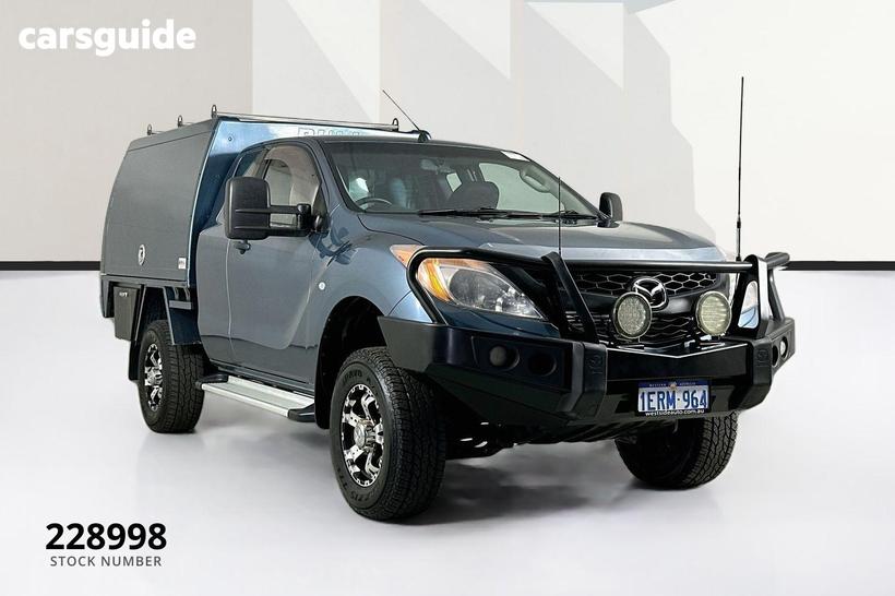 Blue 2014 Mazda BT-50 Cab Chassis Xt (4X4)