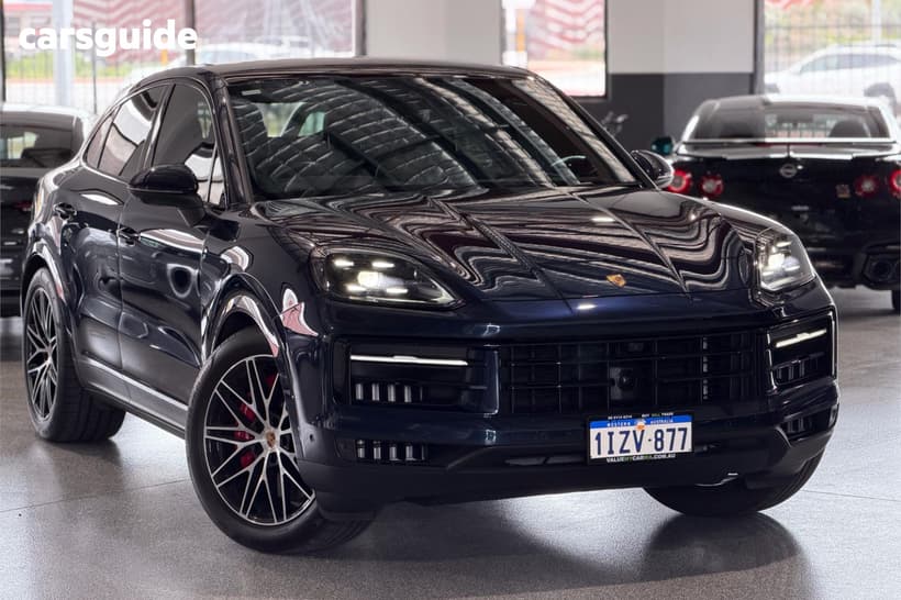 Blue 2025 Porsche Cayenne Coupe S