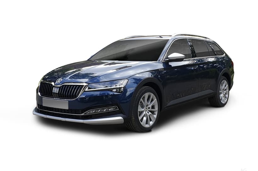 White 2020 Skoda Superb Wagon 200Tsi Scout Limited Edition