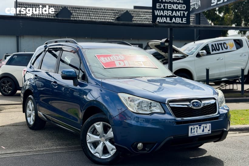 Blue 2013 Subaru Forester Wagon 2.0D-L