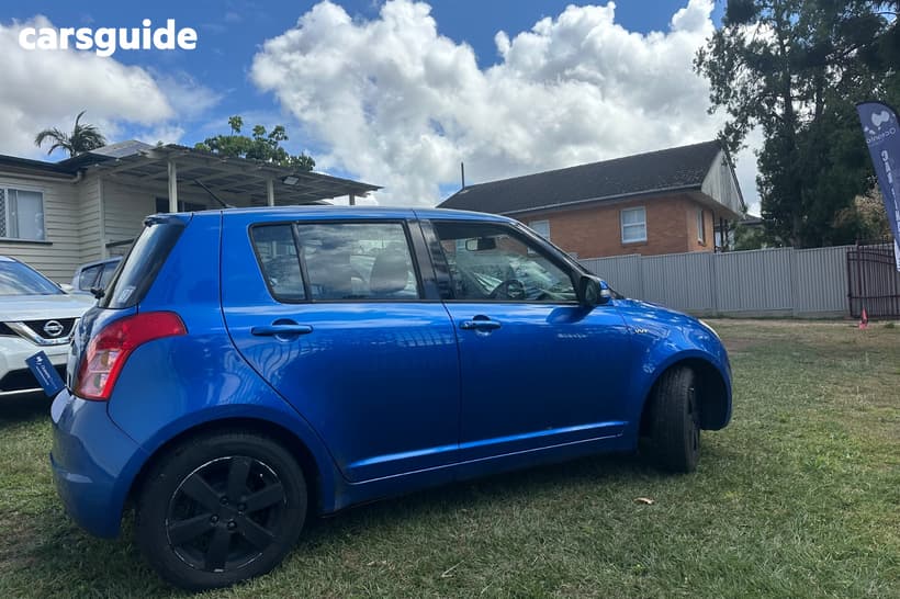 Blue 2009 Suzuki Swift Hatchback S