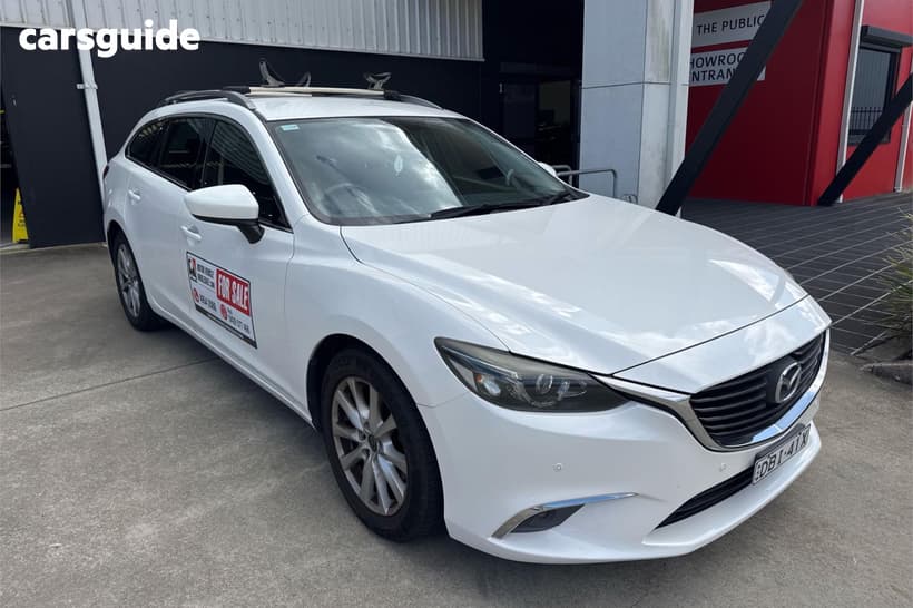 White 2015 Mazda 6 Wagon Touring