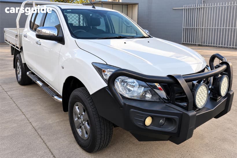 White 2017 Mazda BT-50 Dual Cab Utility Xtr (4X2)