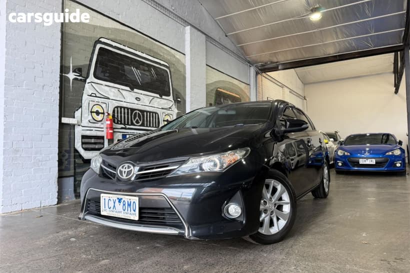 Black 2014 Toyota Corolla Hatchback Ascent Sport
