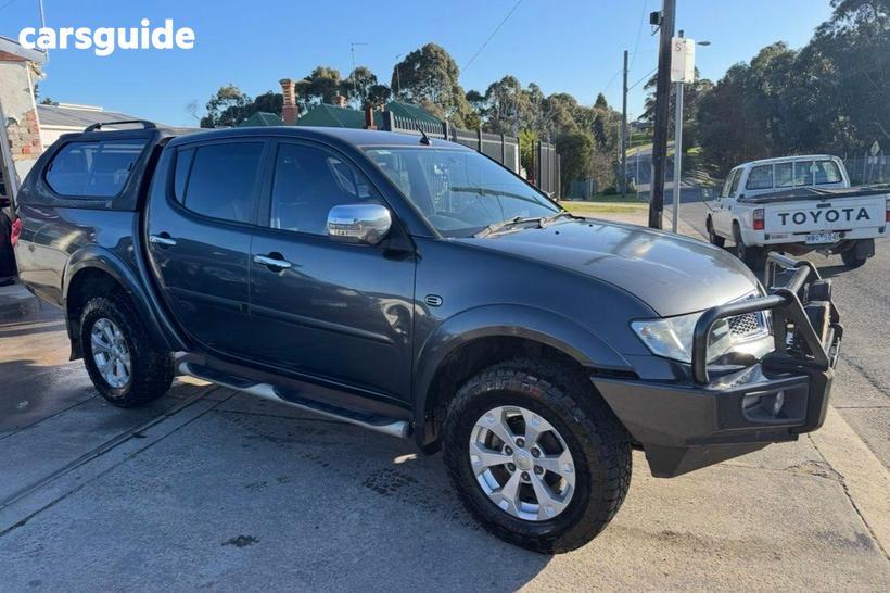 Silver 2014 Mitsubishi Triton Double Cab Utility Glx-R (4X4)