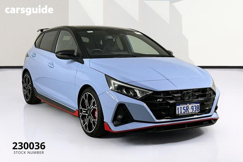 Blue 2025 Hyundai I20 Hatchback N