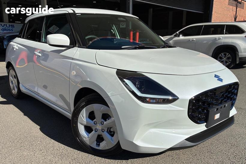 White 2026 Suzuki Swift Hatchback Hybrid Plus