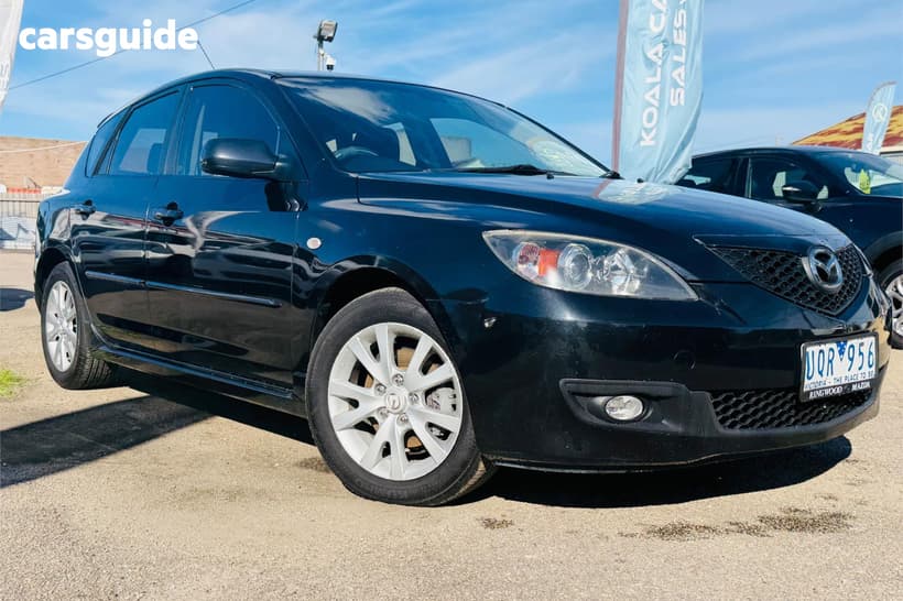 Black 2007 Mazda 3 Hatchback Maxx Sport