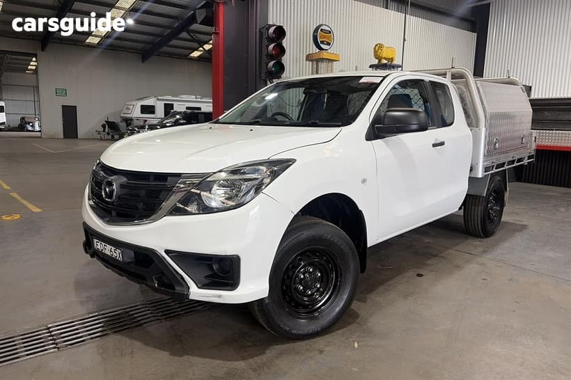 White 2017 Mazda BT-50 Freestyle Cab Chassis Xt (4X2)