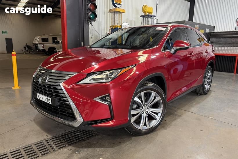 Red 2017 Lexus RX350 Wagon Luxury