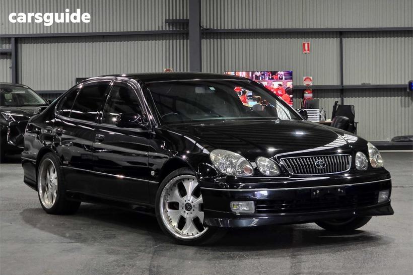 Black 2000 Toyota Aristo Sedan JZS161