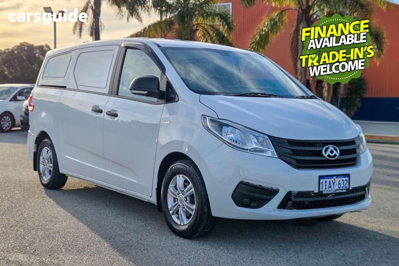White 2022 LDV G10+ Van Barn Door