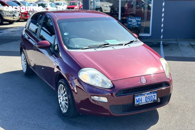 Red 2014 Fiat Punto Hatchback Pop