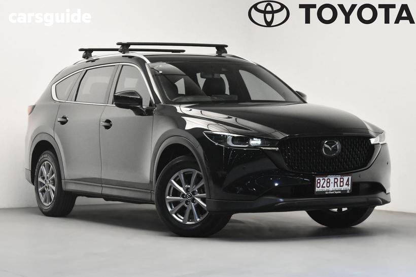 Black 2023 Mazda CX-8 Wagon G25 Touring (Fwd)