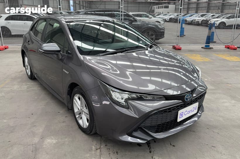 Grey 2021 Toyota Corolla Hatchback Ascent Sport Hybrid