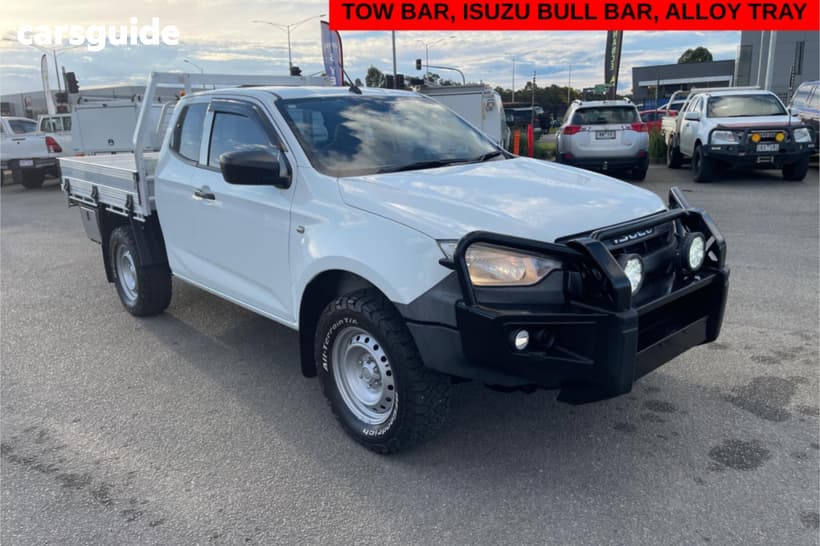 White 2021 Isuzu D-MAX Space Cab Chassis Sx (4X4)