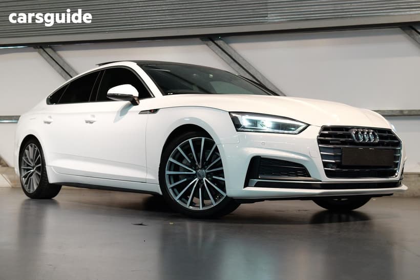 White 2017 Audi A5 Hatchback 2.0 Tfsi Quattro S Tronic Sprt