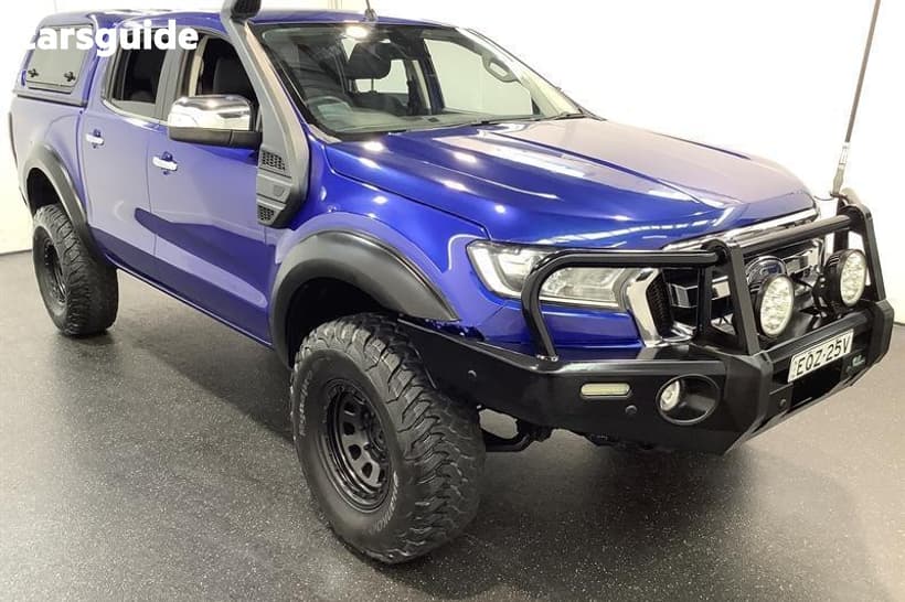 Blue 2015 Ford Ranger Dual Cab Utility Xlt 3.2 (4X4)